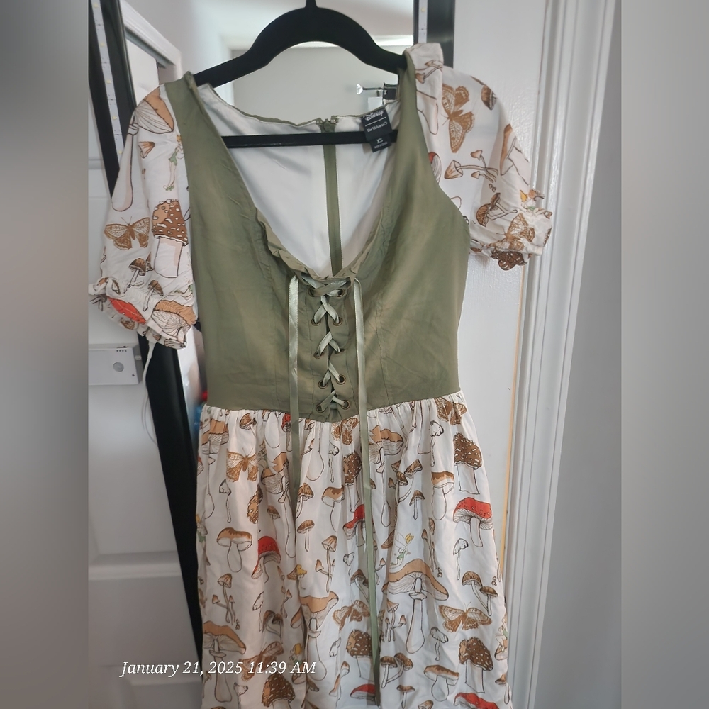 Xs her universe cottage core tinkerbell dress
